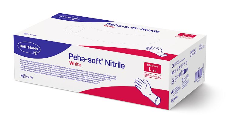 Peha-soft® nitril white Untersuchungshandschuhe