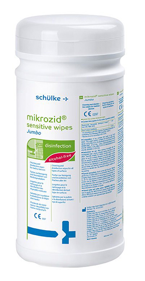 mikrozid® sensitive wipes (Jumbo-Tuchgröße 20 cm x 20 cm)