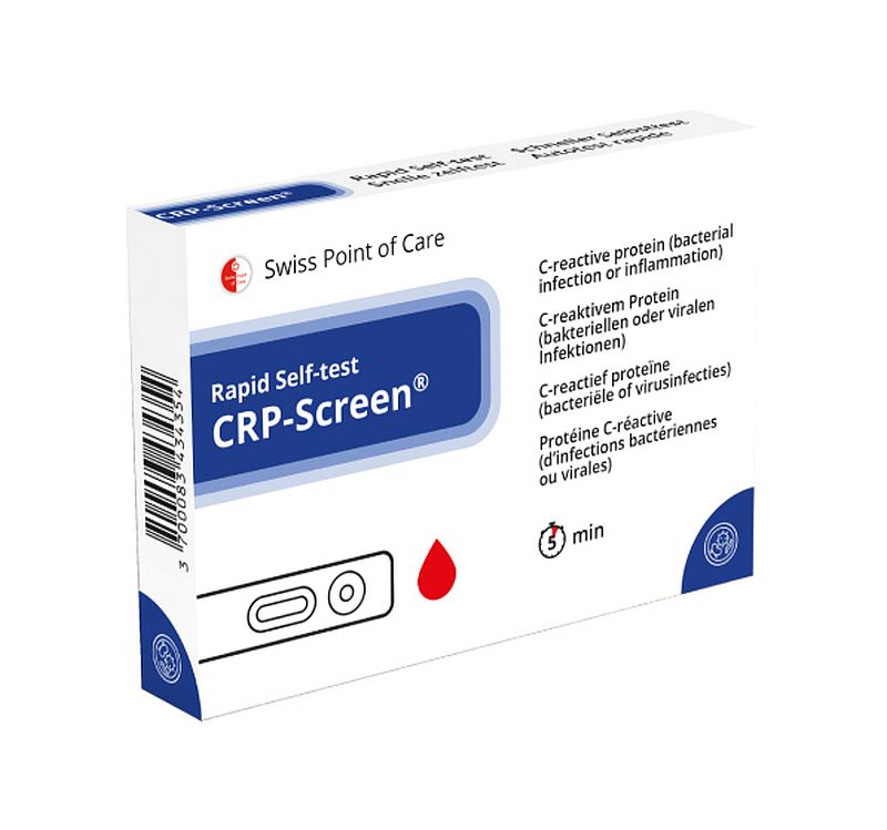 CRP-Screen Rapid-Self-Test – CRP-Bluttest in 5 Minuten
