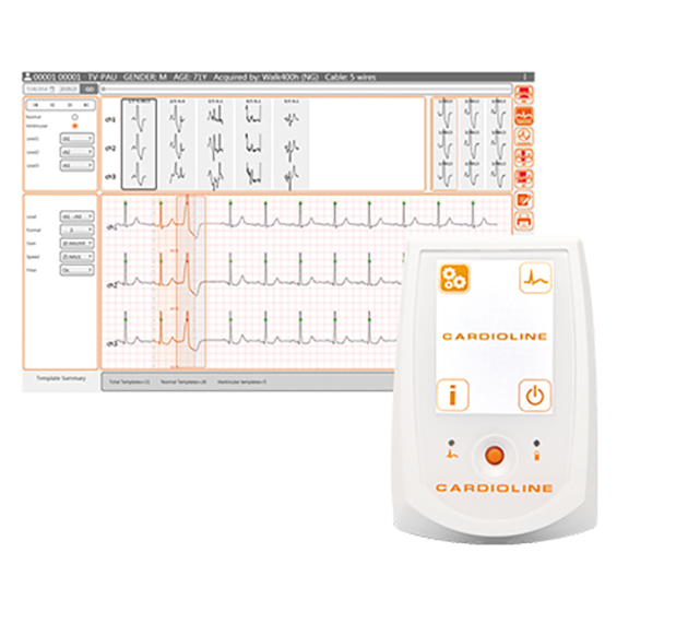 9516322 Cardioline Langzeit-EKG Set clickholter