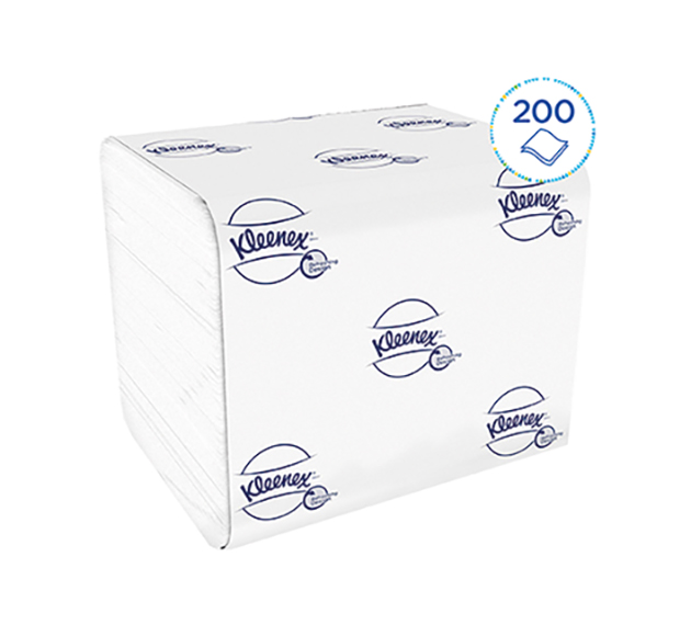 9517111 Kleenex® Toilettenpapier  - Einzelblattsystem 2-lagig