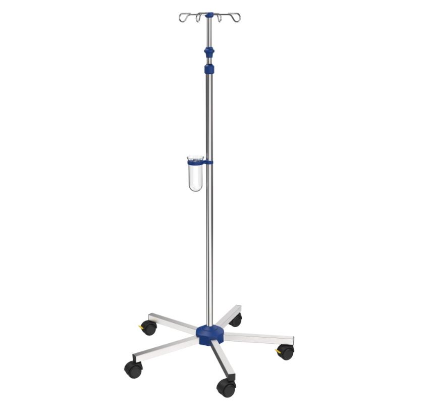 09400415_Infusinsst-ander-Edelstahl Infusionsständer Edelstahl