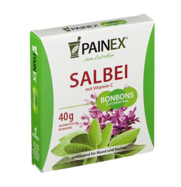 PAINEX Salbeibonbons mit Vitamin C