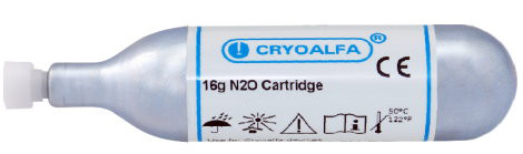 Cryoalfa N2O-Kapseln für Cryoalfa Super und LUX-Geräte