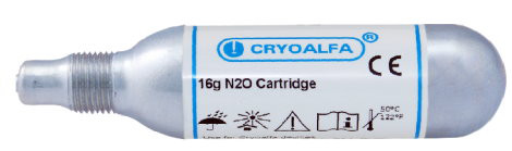 Cryoalfa N2O-Kapseln für Cryoalfa Perfekt II