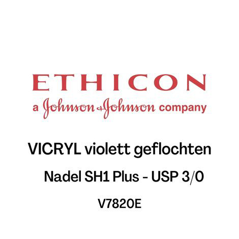 VICRYL violett geflochten VISI-BLACK Multipak, Control release