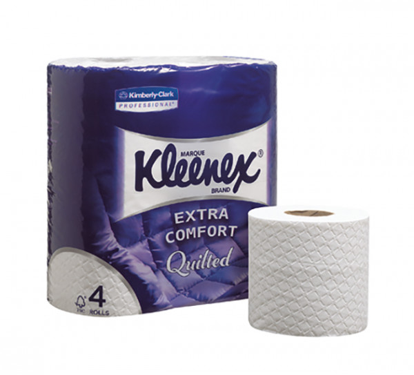 Kleenex® Toilettenpapier - Kleinrollen 4-lagig