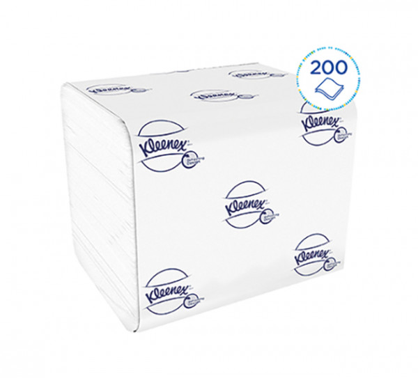 Kleenex® Toilettenpapier - Einzelblattsystem 2-lagig